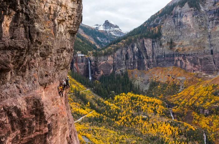 Telluride Via Ferrata in the Fall