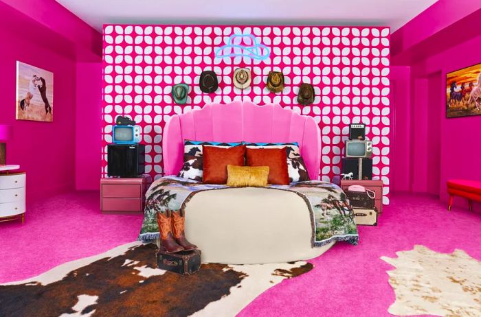 Ken's room at the Barbie DreamHouse Airbnb