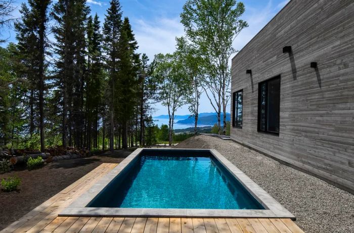 Luxurious Airbnb Chalet featuring a Pool