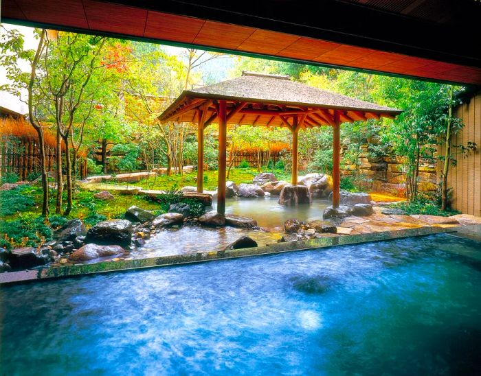 Nishimuraya Hotel Shogetsutei provides an authentic Japanese onsen experience.