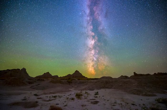 The Milky Way Above Badlands National Park