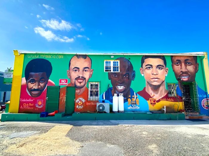 Wander through Bermuda’s streets adorned with vibrant murals