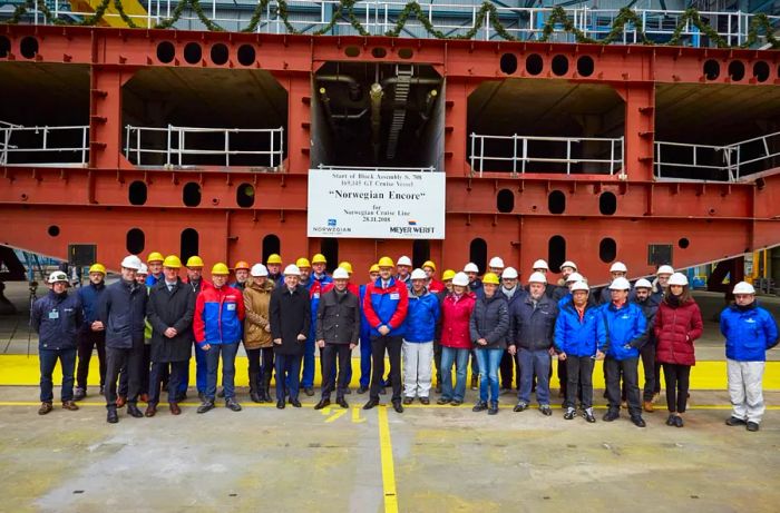 Keel Laying Ceremony for Dinogo Encore