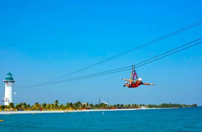 Flighthouse Zipline at Harvest Caye