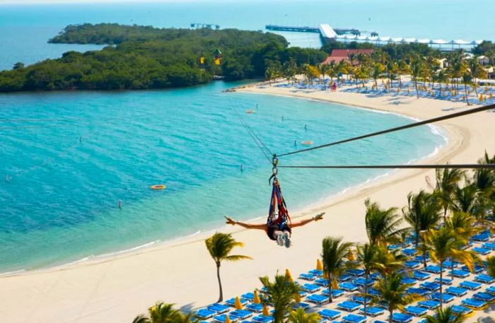 Zipline in the Caribbean