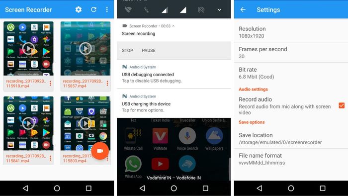 Hướng dẫn quay màn hình điện thoại Android bằng Screen Recorder