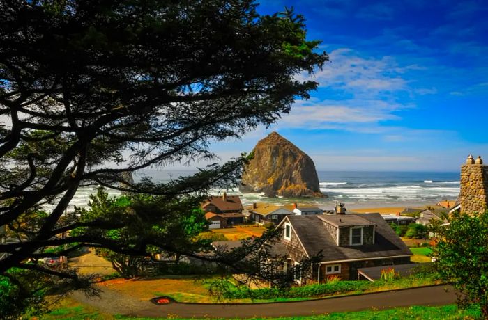 Head to Cannon Beach to marvel at stunning natural formations up close.