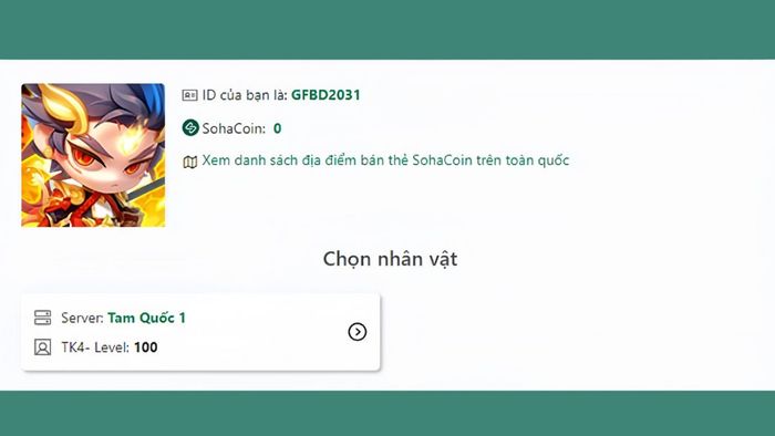 Hướng dẫn nhập mã 3Q Chiến Đi - bước 2