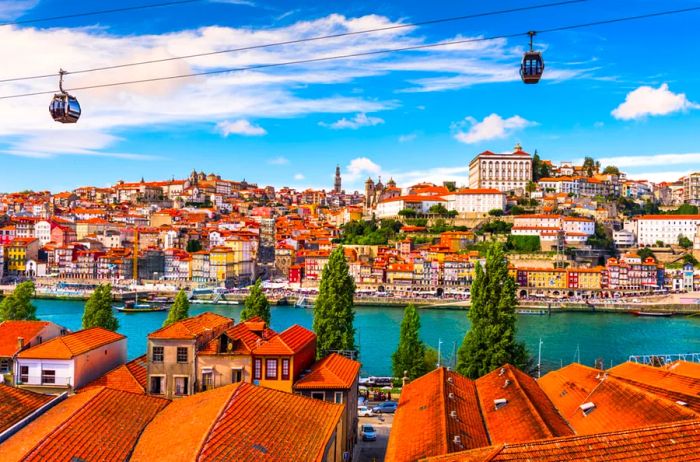 The historic charm of Portugal along the Douro River.