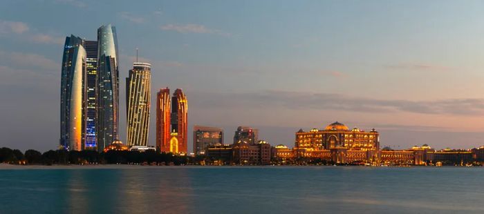 Abu Dhabi’s dazzling skyline