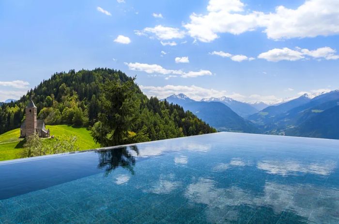 Miramonti Boutique Hotel features an infinity pool that soars to an elevation of over 4,000 feet.