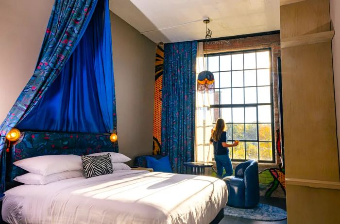 A stay at the Radical Hotel in Asheville.