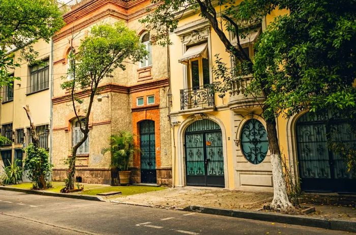 Colonial residence in the Roma Norte area, Mexico City