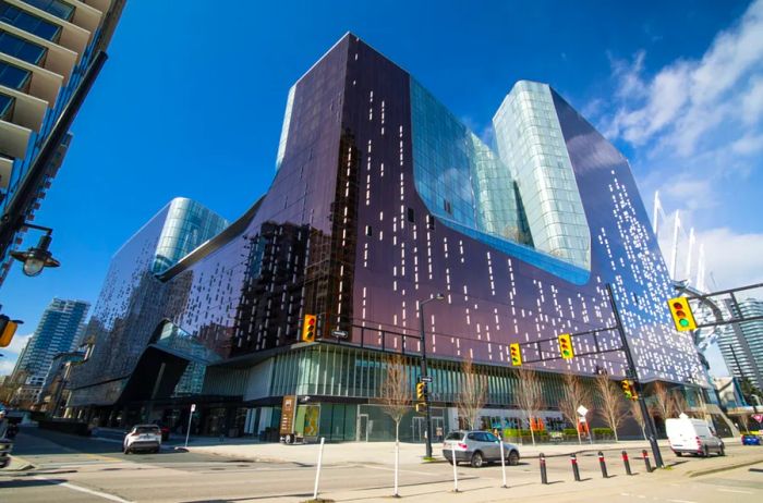 Facade of the JW Marriott Parq Vancouver