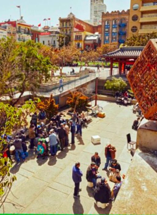 Manhattan’s Chinatown spans approximately two square miles.