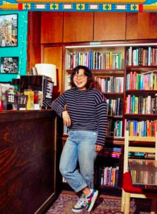 Bookstore owner Lucy Yu.