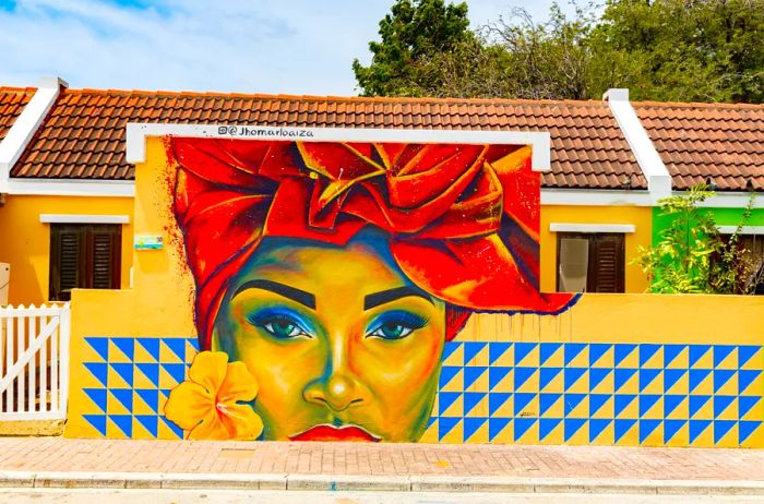 Explore Curaçao’s outdoor murals.