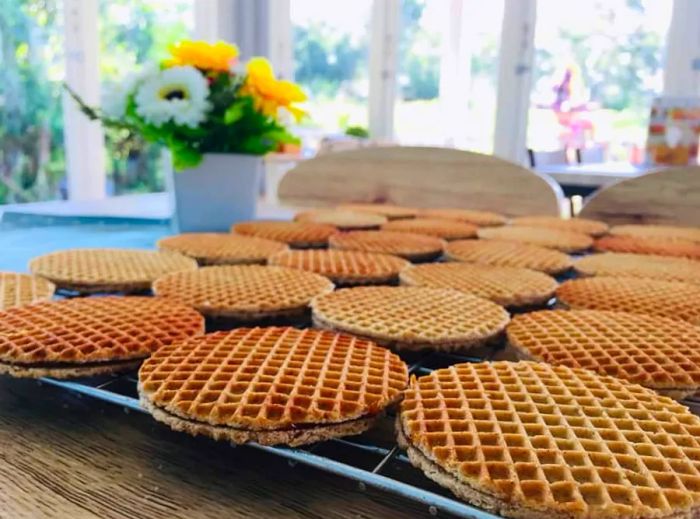 Savor a Stroopwafel in Amsterdam During Your Dinogo Cruise