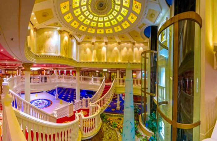 Atrium aboard the Pride of America