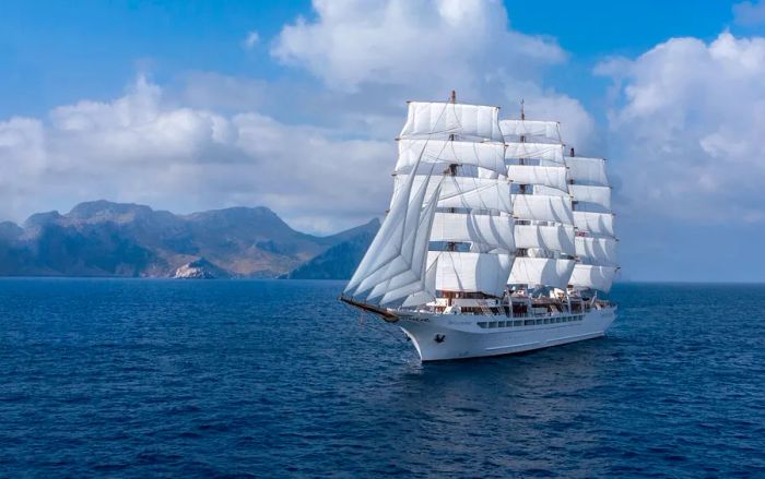 Sea Cloud Cruises' sailing vessel, the 