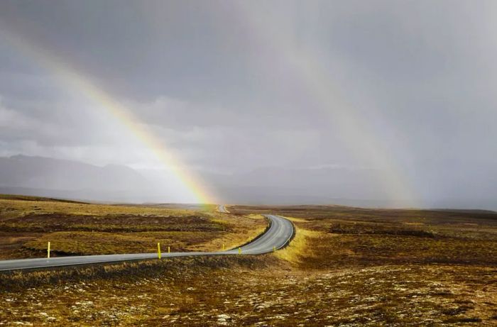 Route 1 in Iceland, also known as the Ring Road, passing through Geysir, Iceland. (Photo by Kalle Kortelainen/Unsplash)