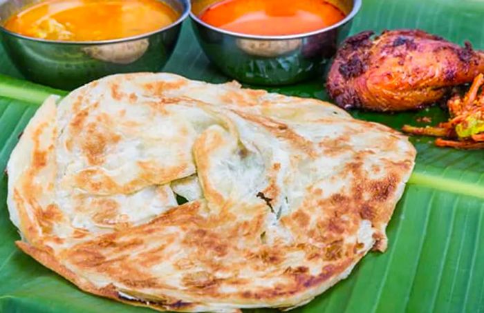 Delicious Roti on a Tortola cruise