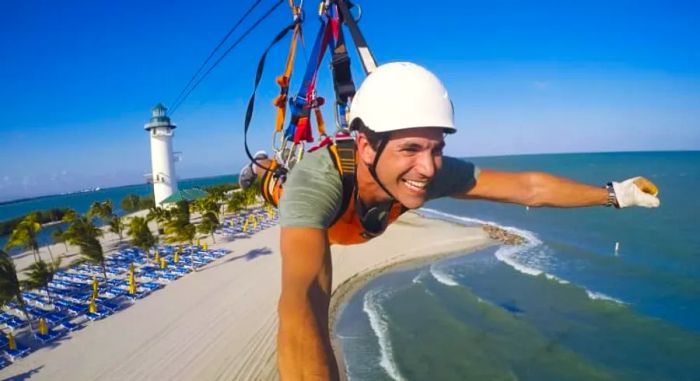 Harvest Caye Zip Line