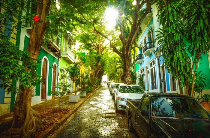 Vibrant Homes in Old San Juan, Puerto Rico