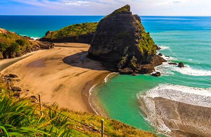 Unwind at Piha Beach in Auckland