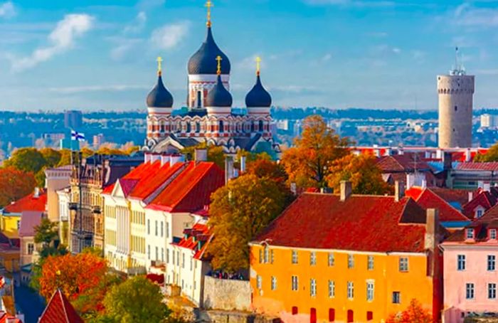 Explore Toompea Hill during your cruise to Tallinn, Estonia