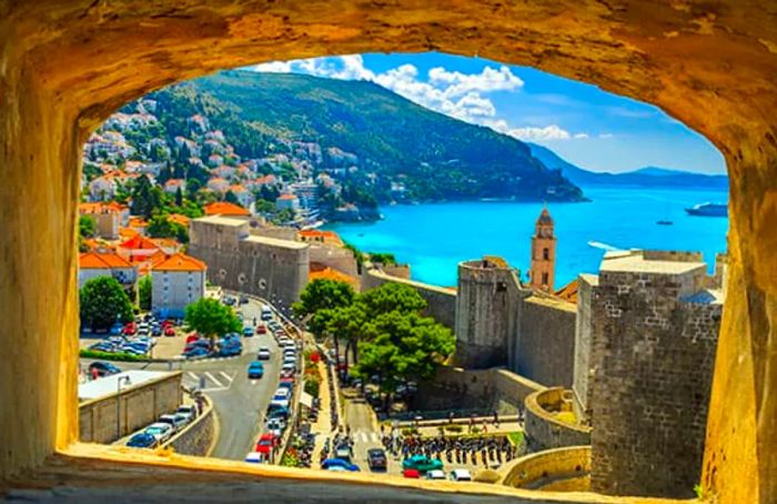 Stunning view overlooking Dubrovnik