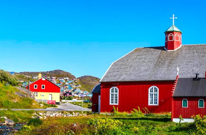 Frelserens Kirke Church, Qaqortoq, Julianehab, Greenland