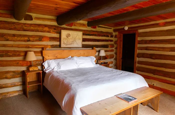 The bunkhouse offers spacious rooms complete with clawfoot bathtubs.