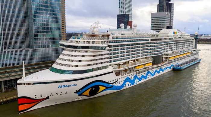 German cruise line AIDA’s 3,300-passenger 'AIDAprima'