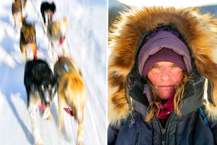 Meet Michelle Phillips, a musher who has completed multiple Iditarod and Yukon Quest dogsled races. She and her team triumphed in the 2023 Yukon Quest, a 450-mile dogsled race from Whitehorse to Dawson City. Currently, she serves as a dogsled guide at Southern Lakes Resort.