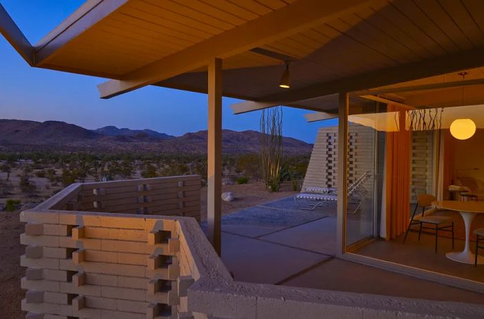 Porch of a suite at The Bungalows by Homestead Modern