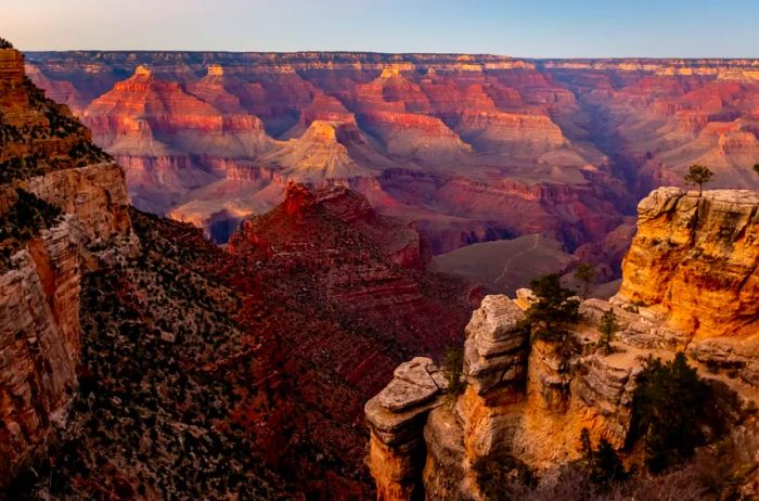 Aerial view of the Grand Canyon