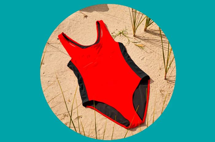 Revv swimwear is produced in NYC using recycled materials.