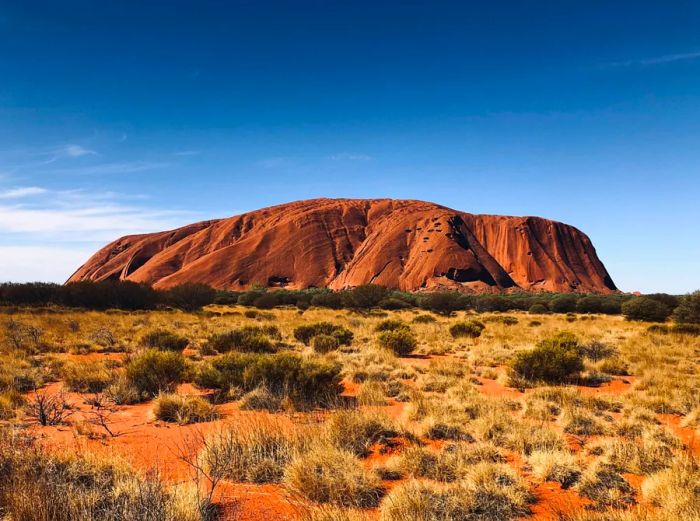 Uluru Rock at Uluru-Kata Tjuta National Park