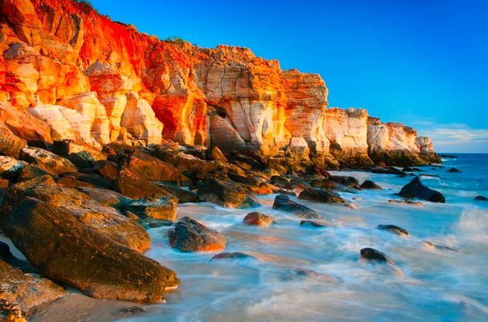 Rocky shores and cliffs of Dampier Peninsula