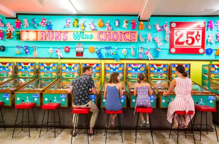 Lulu’s Beach Arcade is one of the many delightful attractions Myrtle Beach has to offer. 