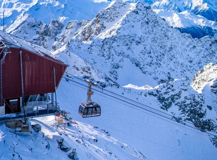 The Mont-Fort Zipline in Nendaz ranks among Europe’s highest ziplines.