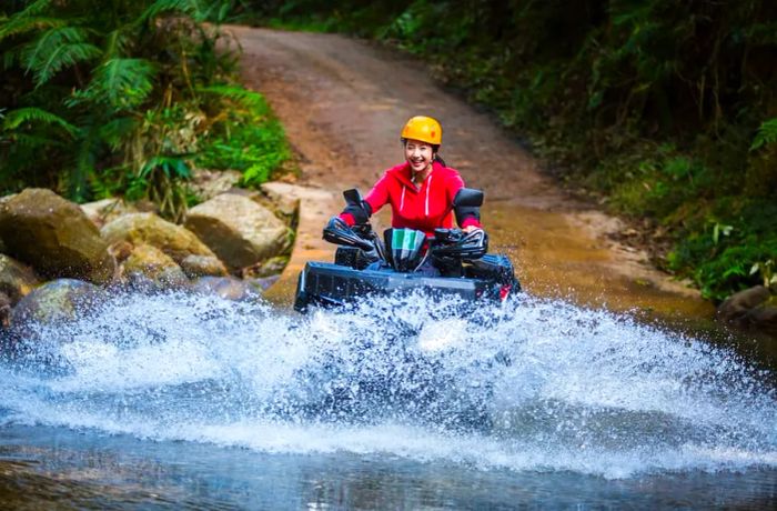 ATV Jungle Adventure in Costa Maya, Mexico on a Caribbean Cruise with Dinogo