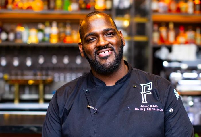 Chef Jarrel McRae of Benne on Eagle in Asheville, NC