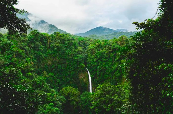 La Fortuna Waterfall in Arenal, Costa Rica