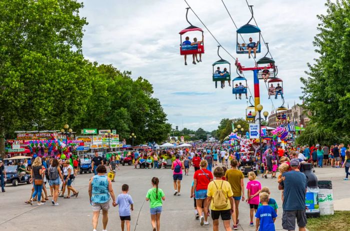 The Iowa State Fair boasts the largest state fair foods judging contest in the nation, featuring nearly 900 voting categories.