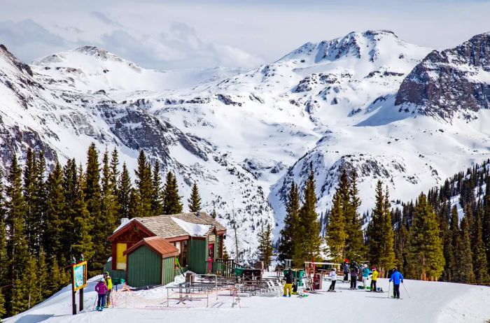 Downhill skiing in Telluride, Colorado is unparalleled.