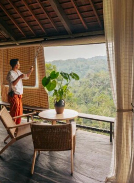 Interior view of a villa at Buahan.