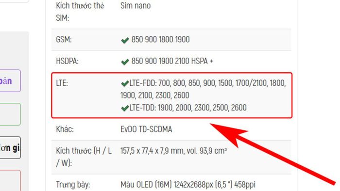 Kiểm tra khả năng 4G của điện thoại qua IMEI - Bước 3