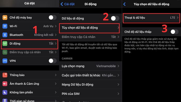 Kiểm tra xem điện thoại iPhone có hỗ trợ 4G thông qua cài đặt